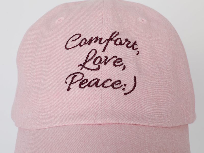 SIGNATURE SLOGAN CAP (PINK)