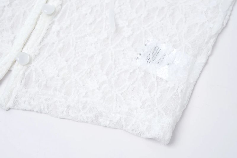 【即日発送】Romantic lace cardigan - white     
