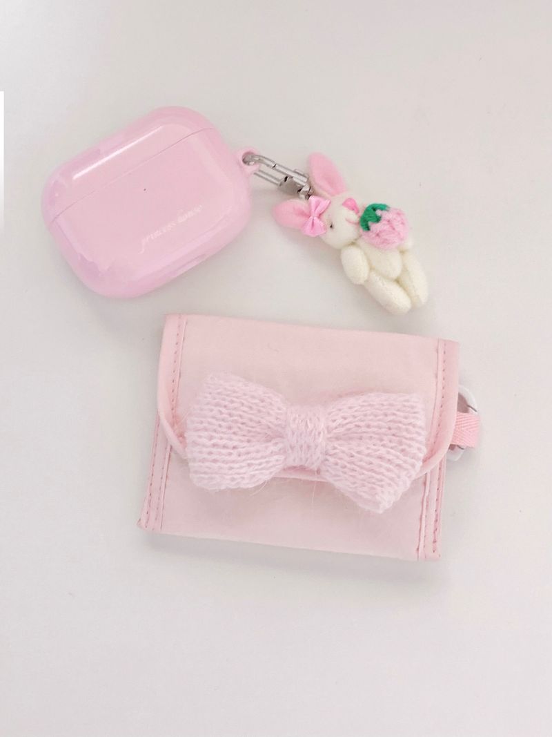 coquette ribbon card wallet