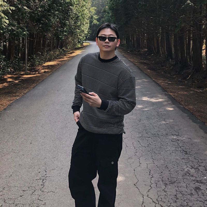 Premium Color Stripe Long sleeved T (5color)