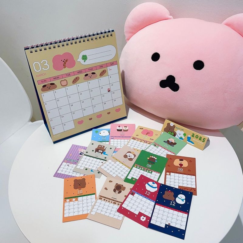 2025 chanibear mini calendar