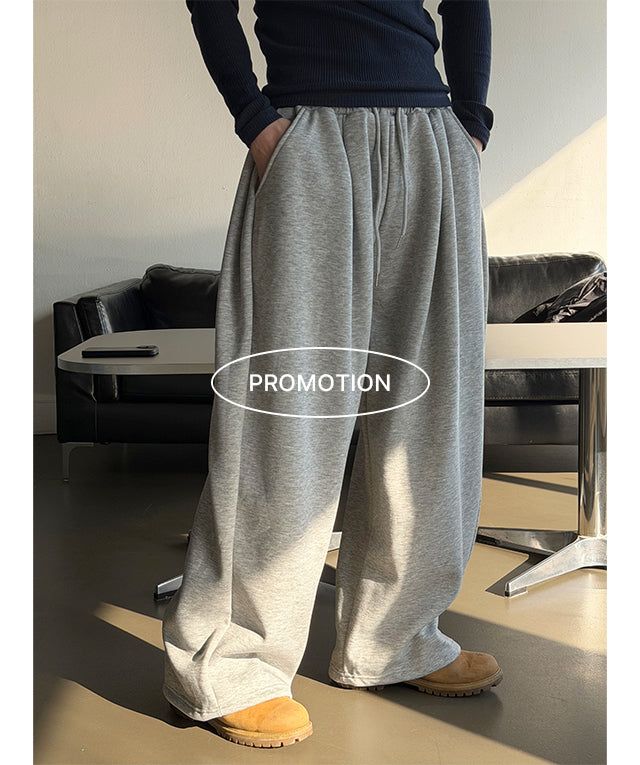 [PROMOTION] Front two tuck wide sweat pants(5color)