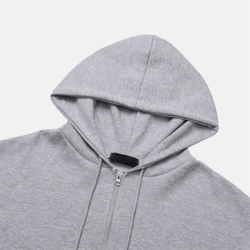 Basic Two-Way Hood Zip-Up (2 Colors)