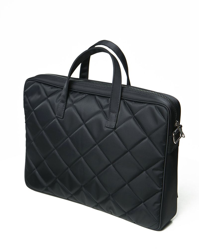 Nylon Quilted Briefcase