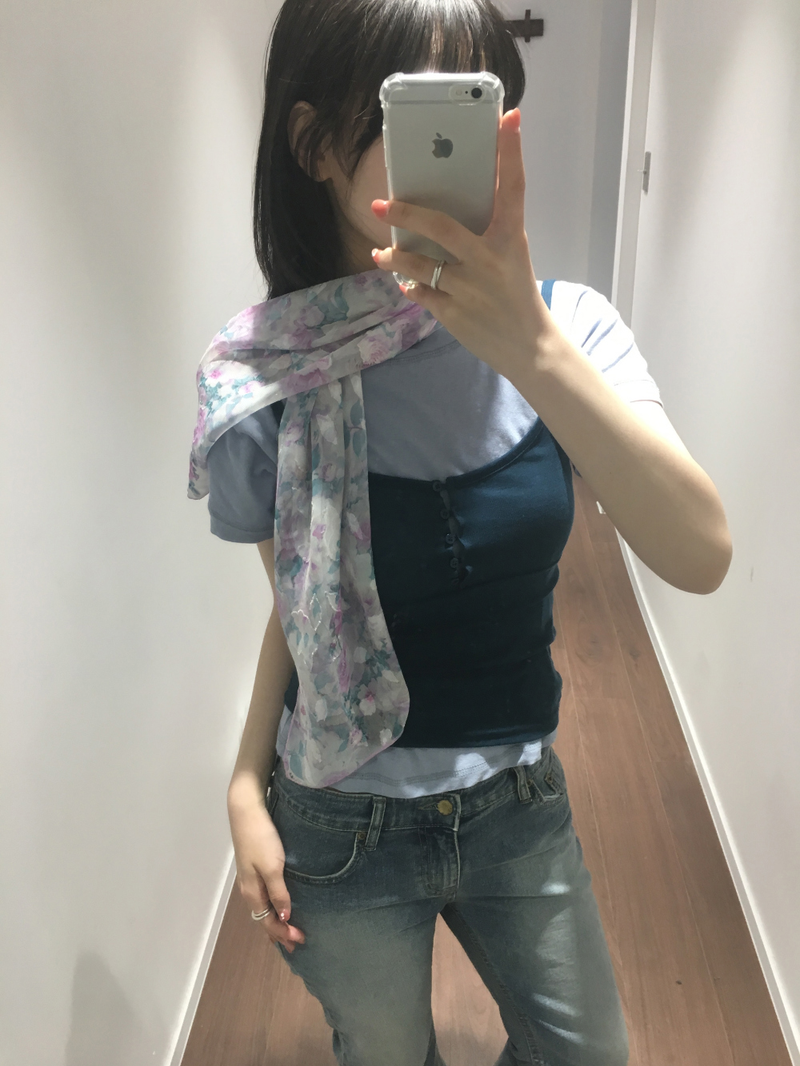 Epo Sheer Button Sleeveless (6color)