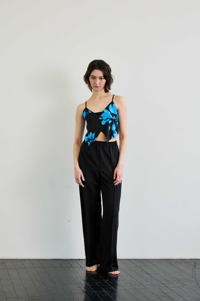 FLUTTER TOP / BLUE