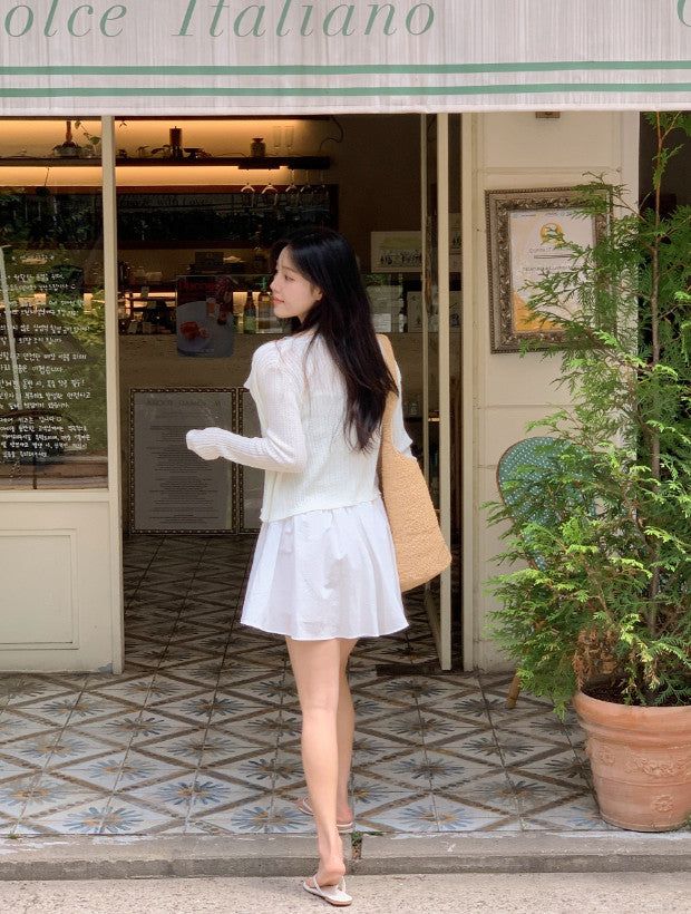ML Summer Flare Mini Skirt Pants (2color)