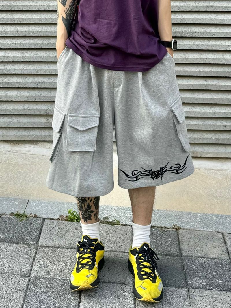 UNAIDUN（アネイダン）の「Scull cargo sweat bermuda pants 2C（Pants）」