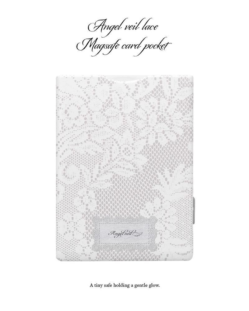 Angel Veil Lace MagSafe card Pocket