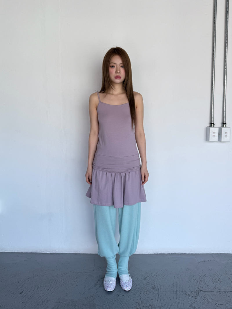core shirring dress