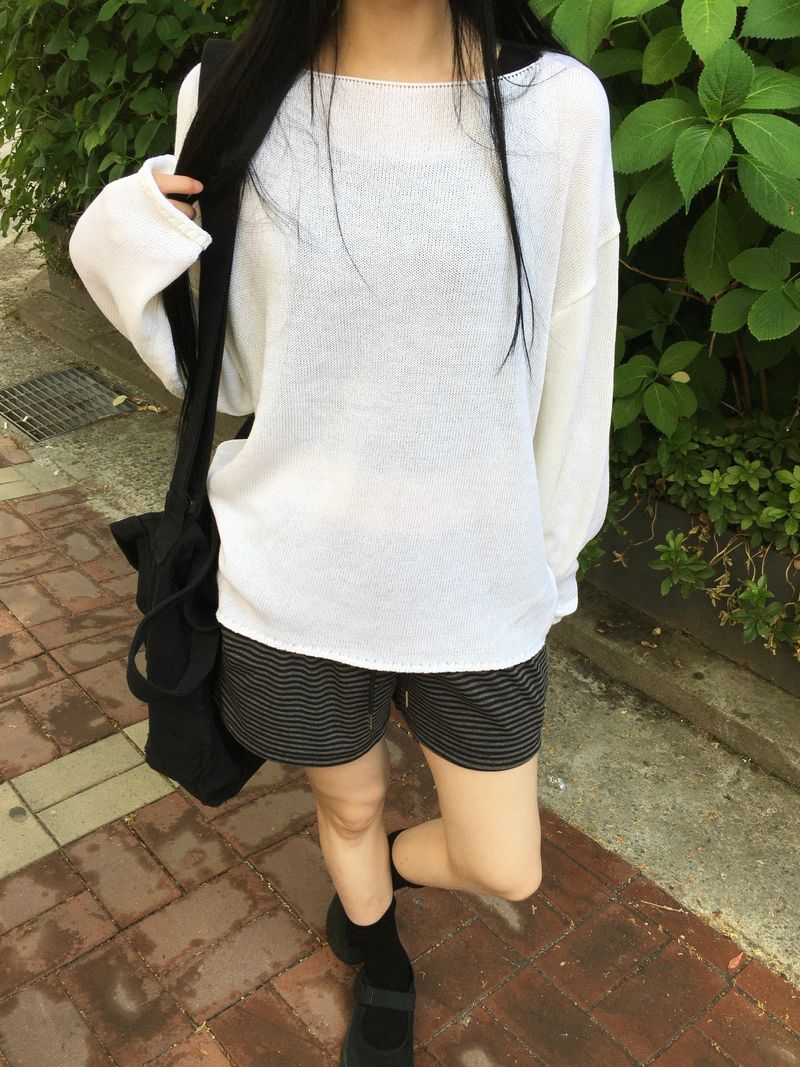 RITCORE（リットコア）の「Urban Boat Neck Loose Fit Knit (4c)（Tops）」