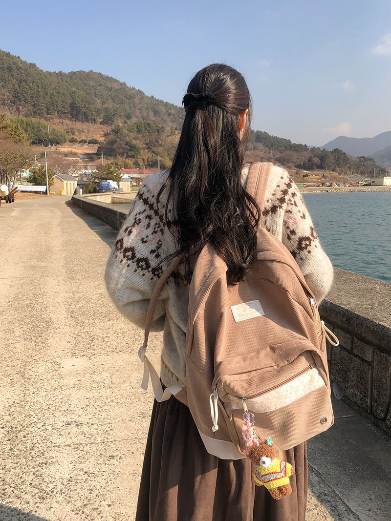 Bon voyage backpack_mocha brown