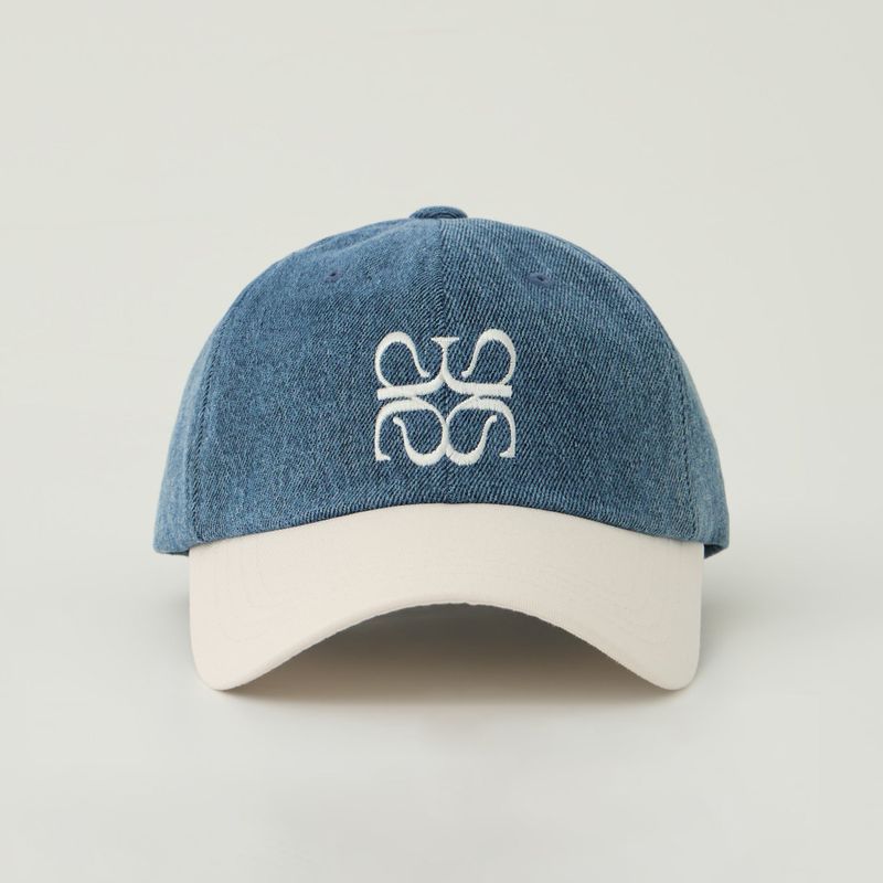 Avivere（アビベール）の「Avivere logo mid denim ivory（Hats）」