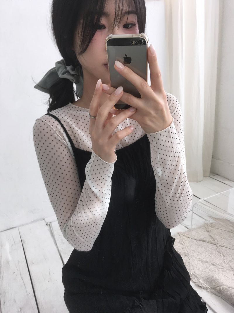 leaf Long Tank Top Dress