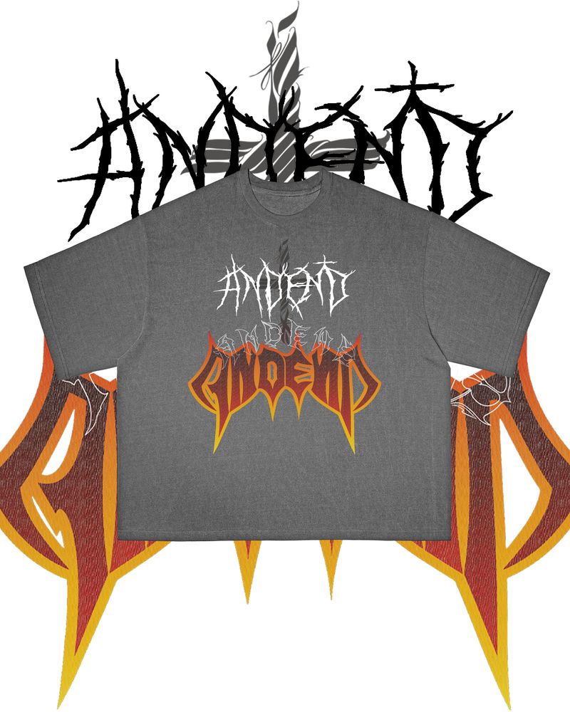 ANDEND OVERSIZE T-SHIRT(RED)
