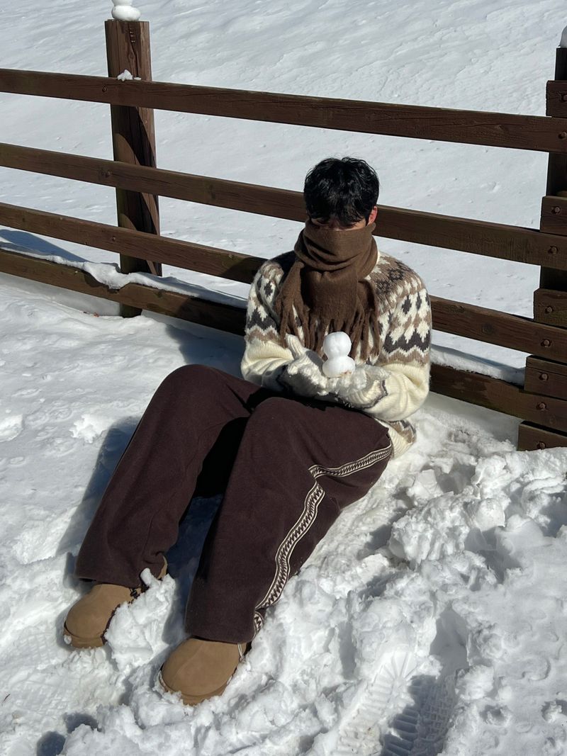 Pretzel Fleece Pants (2 Colors)
