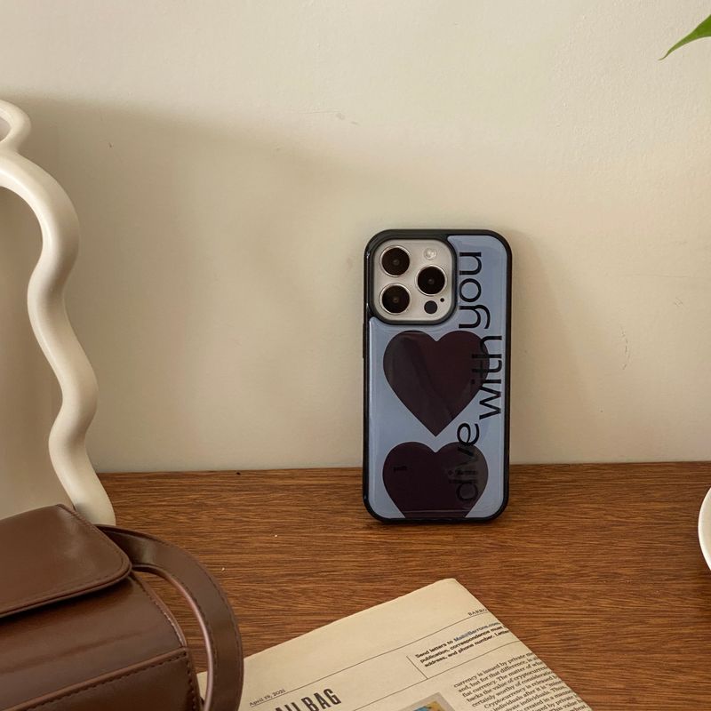 poft（ポフト）の「epoxy dive with you lettering case blue & brown（Smartphone Accessories）」