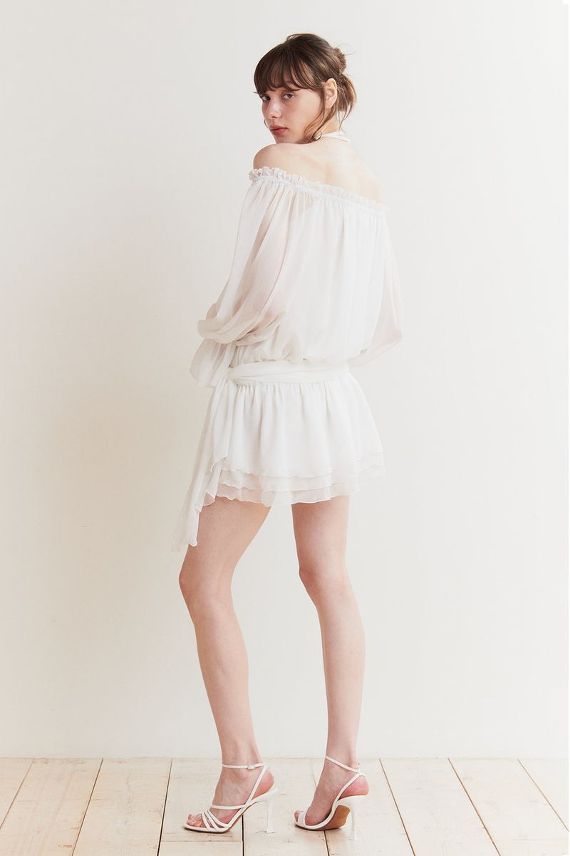 ANGEL HOOK DRESS white