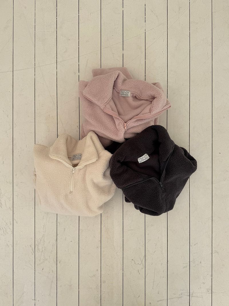 [MADE] MEMBER FLEECE HALF ZIP-UP