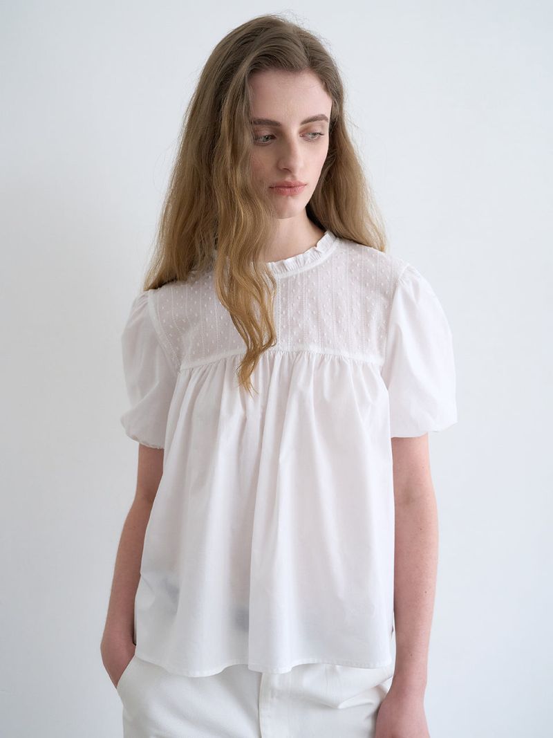 Not your rose（ノットユアローズ）の「Susan blouse (Ivory)（Tops）」