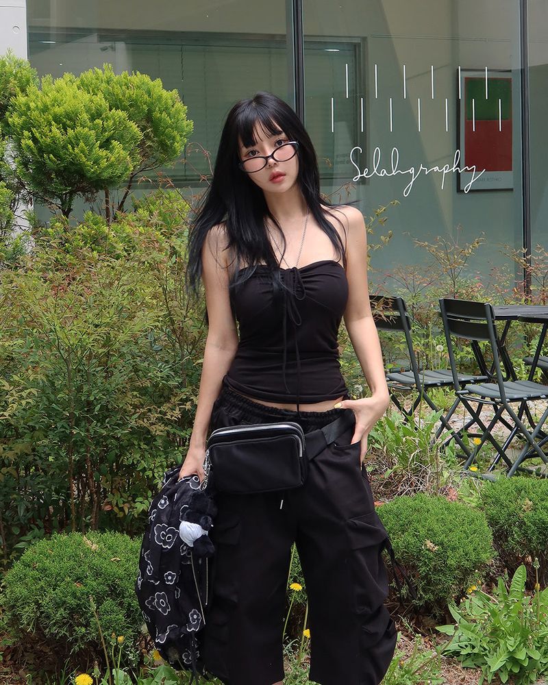 Delight-J（ディライトジェイ）の「Cornish Shirring Ribbon Tube Top（Tops）」
