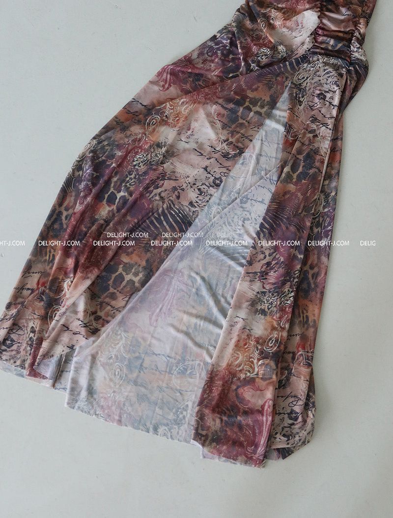 Peppy See-Through Maxi Long Dress