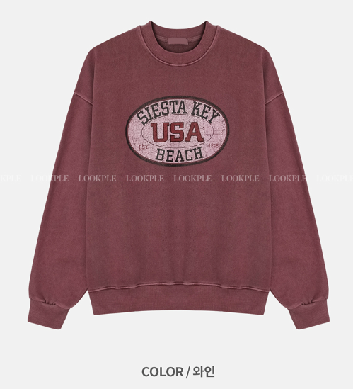 Muid USA Siesta Pigment Overfit Sweatshirt
