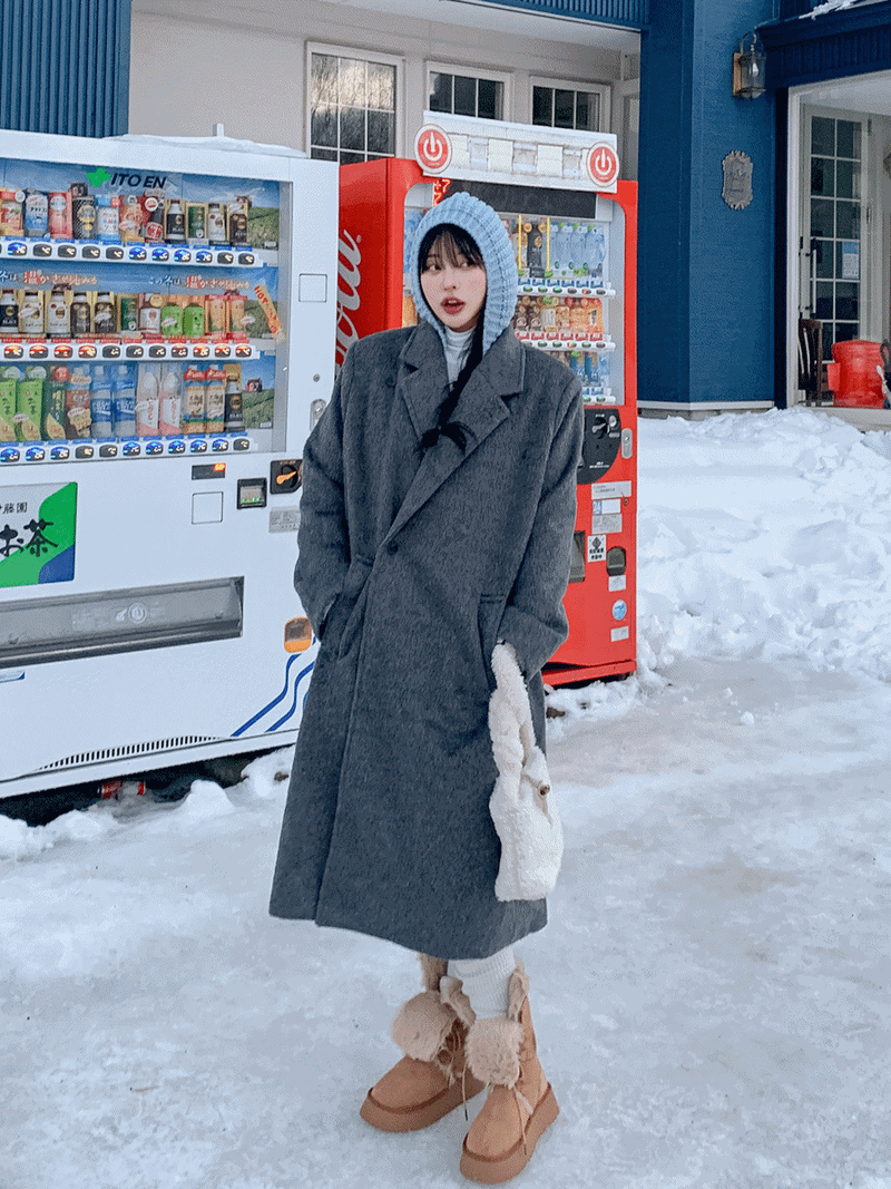 ULAN(ユレン)の「フローモヘアロングコート(Jackets/Outerwear)」