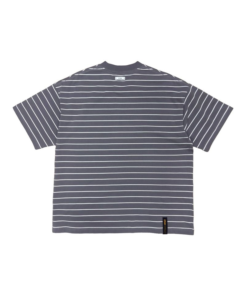 STRIPE SHORT SLEEVES GREY