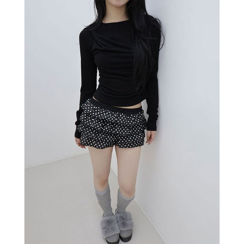 Creamy Dot Shorts