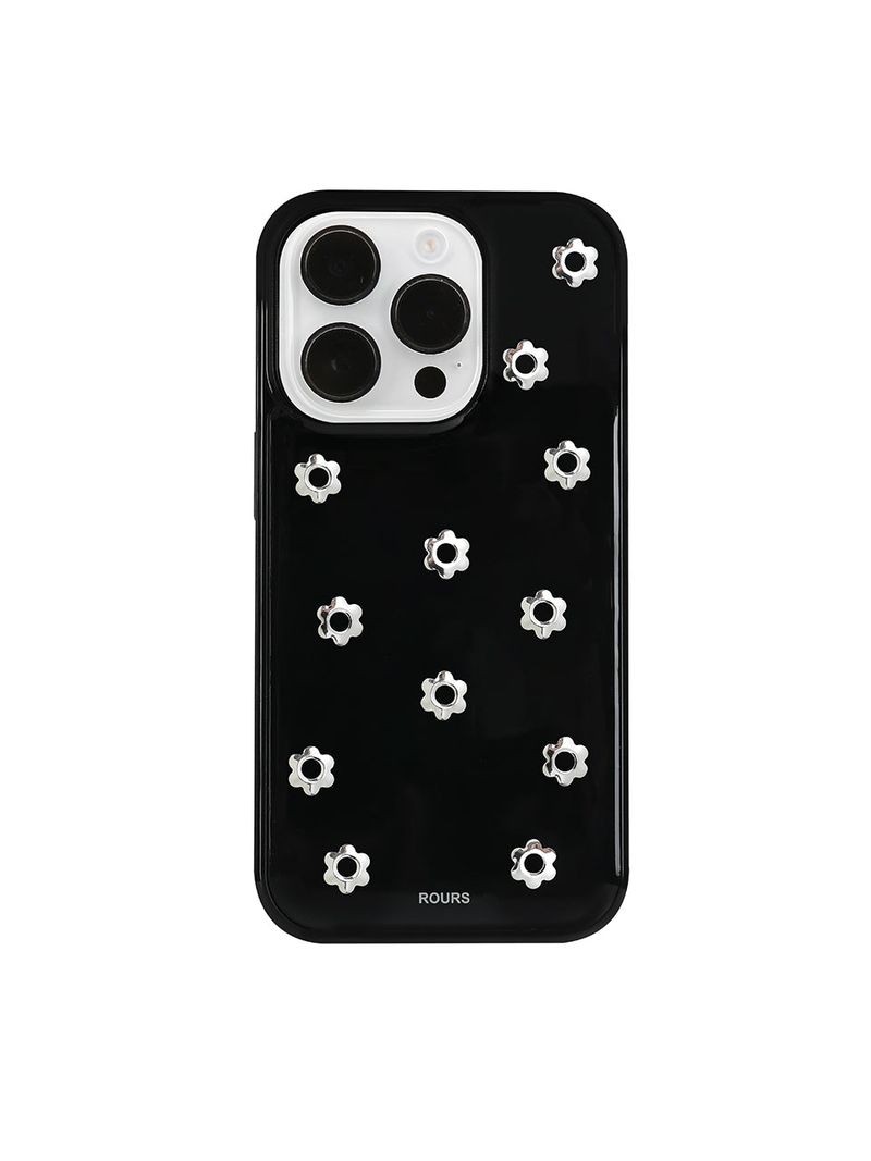 ROURS(ラウォルズ)の「daisy tenten stud case (black)(Smartphone Accessories)」