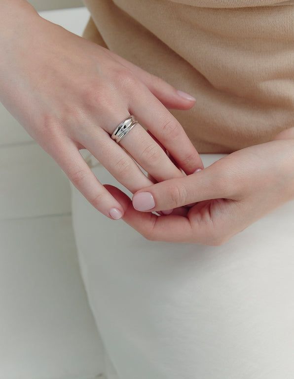 26SS★ [Premium Plating] H Edition AB(W) Core Wave Ring