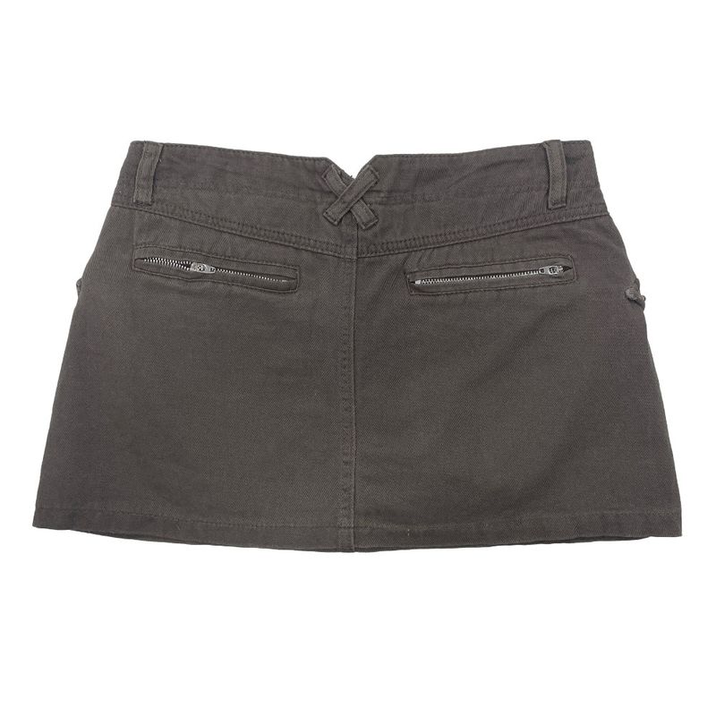 Y2K stud cargo skirt