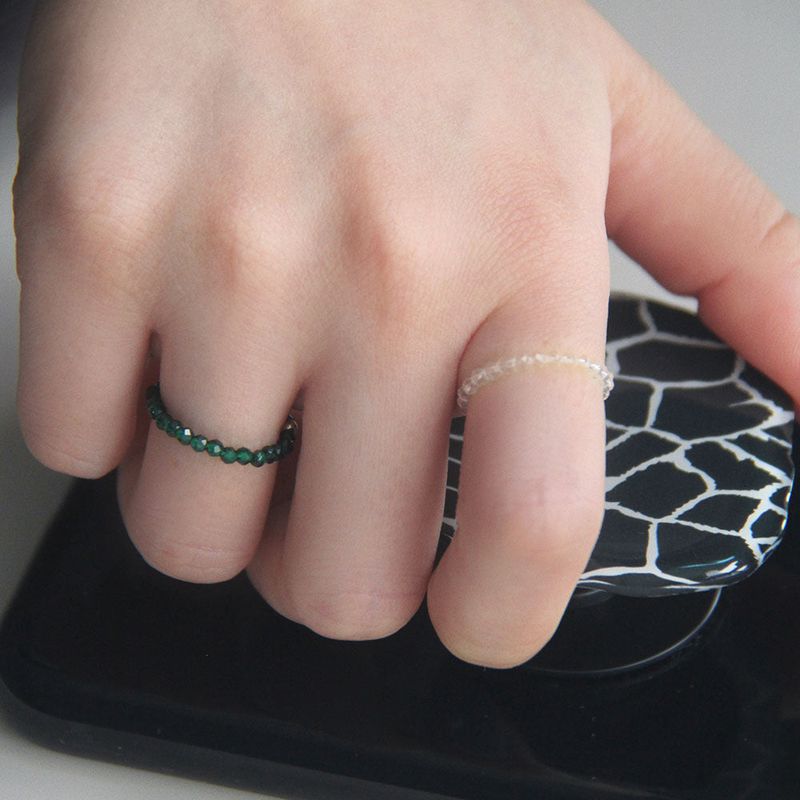 [CCNMADE] Crystal DoongGool Ring (8color)