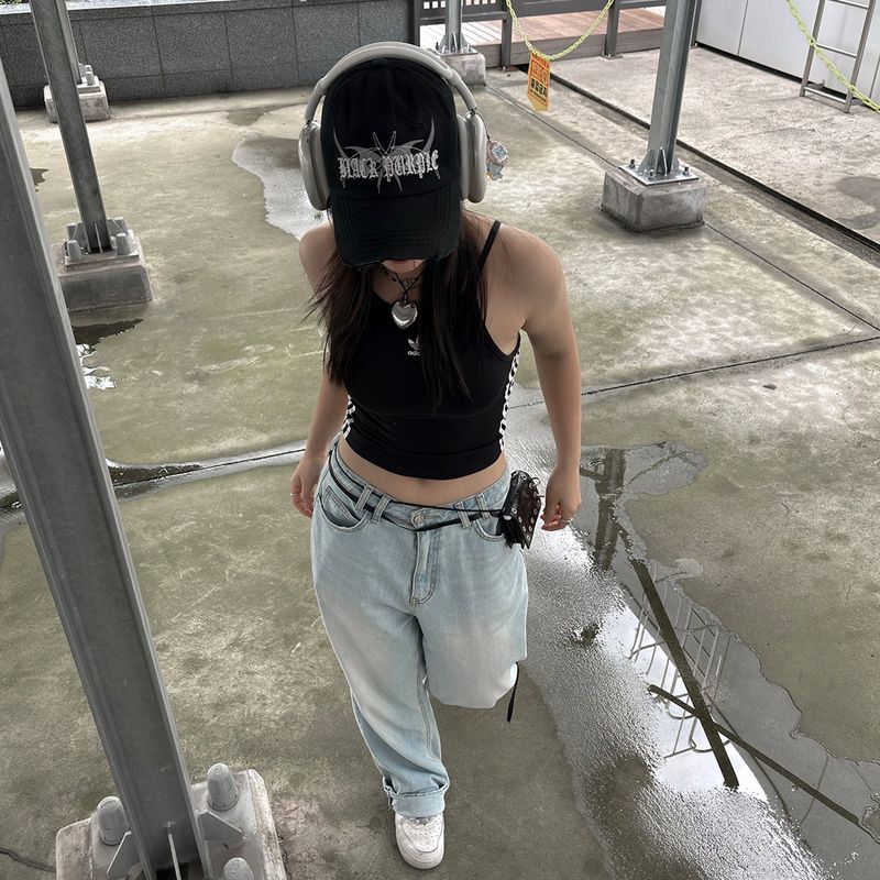 blackpurple（ブラックパープル）の「Carlo Damage Ball Cap (2カラー)（Hats）」