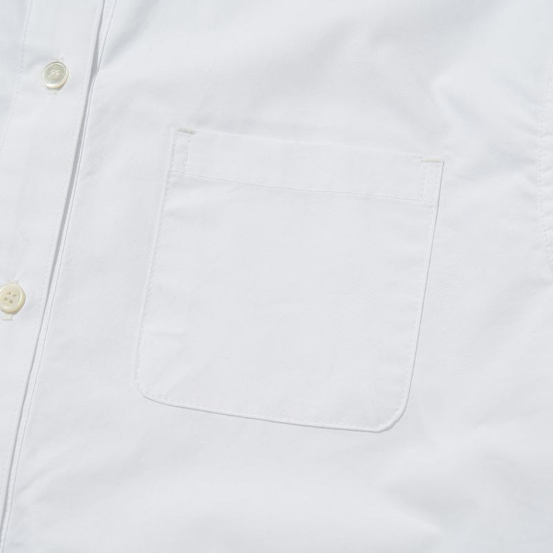 TEMPUS OVER-FIT HALF SLEEVE SHIRT [WHITE]