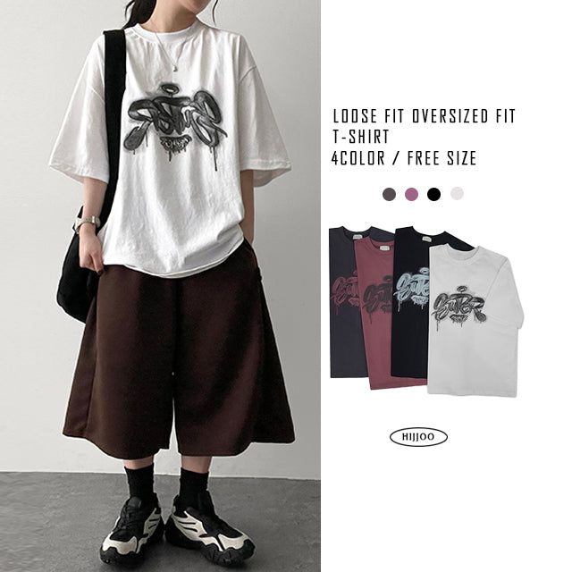 hijjoo（ハイチュー）の「RONER Oversized-fit Short Sleeve T-shirt（Tops）」