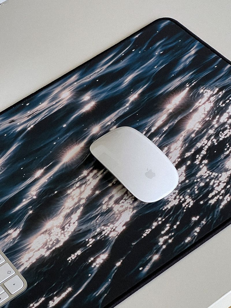river light desk mat