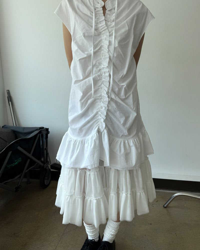 sugar shirring dress