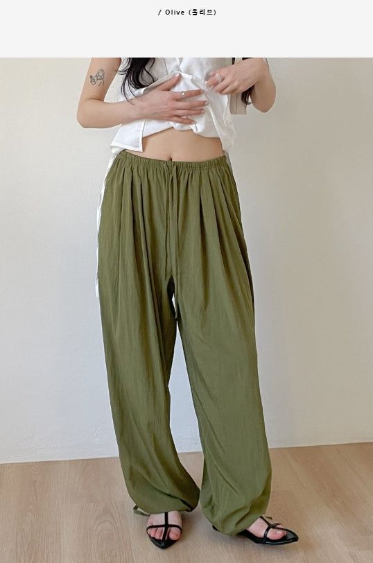 INCHANT ME(インチャントミー)の「Pleo Strap Banding Wide Pants(Pants)」