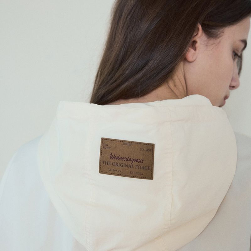 Windy Anorak Hooded Jacket_Ivory