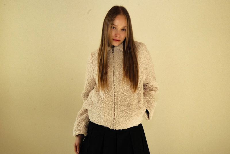 Snowflake fur jacket