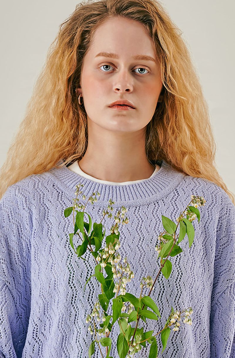 MARCEL CREW NECK KNIT TOP