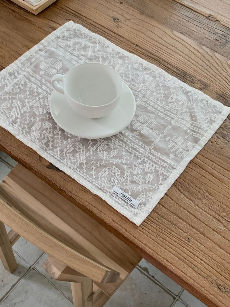 Cross-stitch pattern kitchen cloth