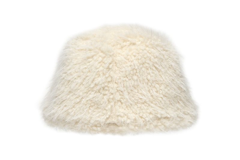 MEATEL HAT IN CREAM WING