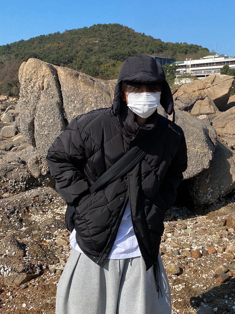 SSROOM(エスエスルーム)の「High Neck Quilting Short Padded Jacket (3color)(Jackets/Outerwear)」