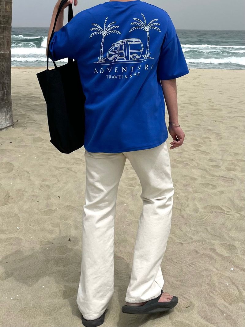 サマートラベルキャンピングTシャツ 