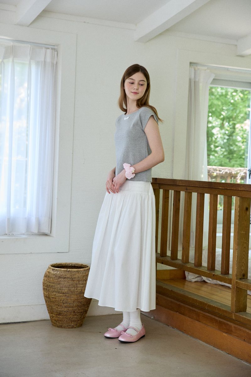 TIDY FLARE LONG SKIRT (2 COLORS)