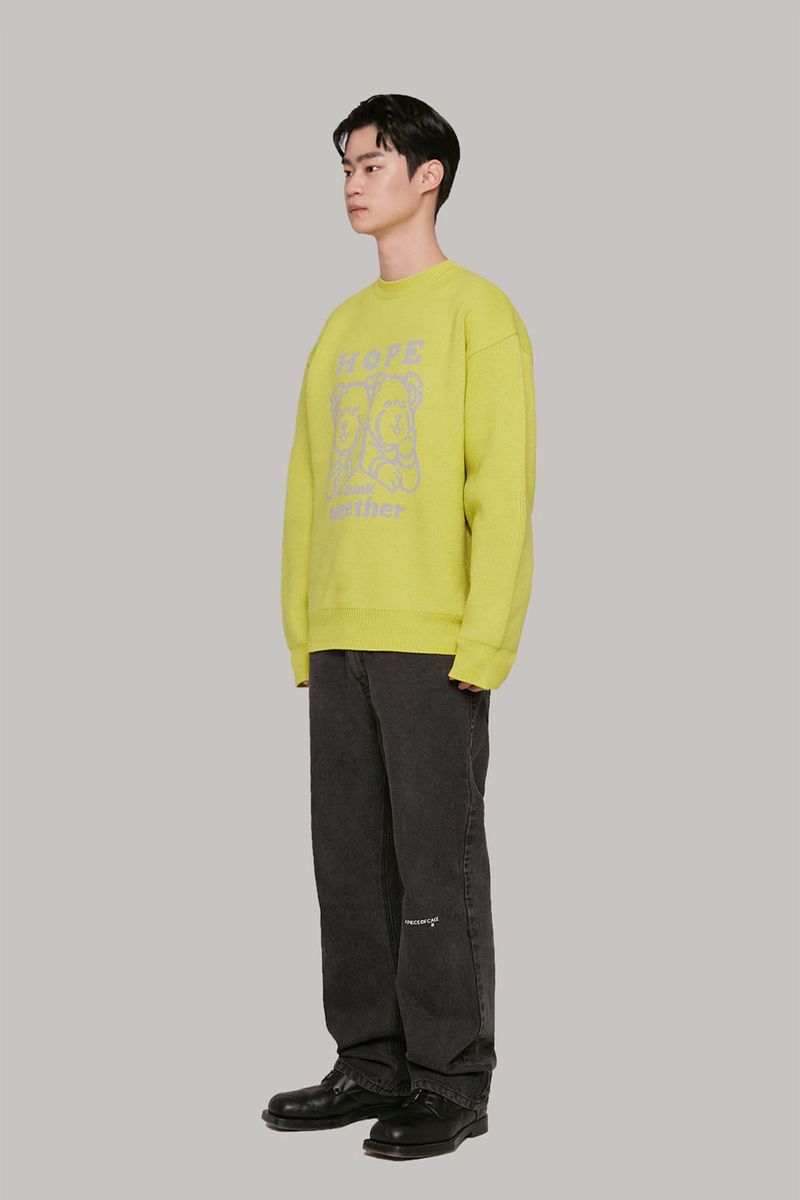 HTT Jacquard Knit_Lime
