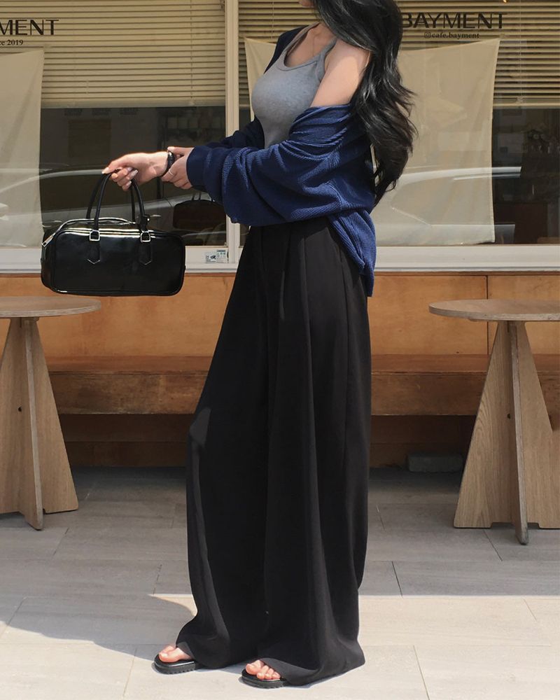 [MADE] Summer ver, double tack wide slacks pants